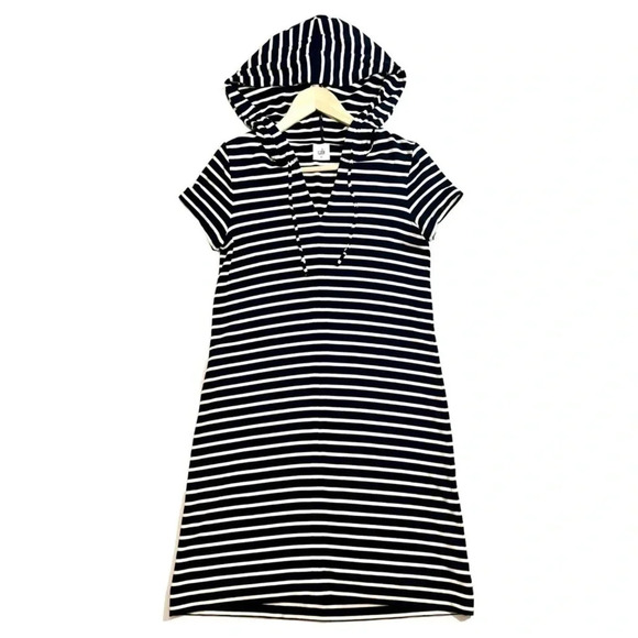 Cabi Dockside Striped Hooded Dress - Picture 2 of 5